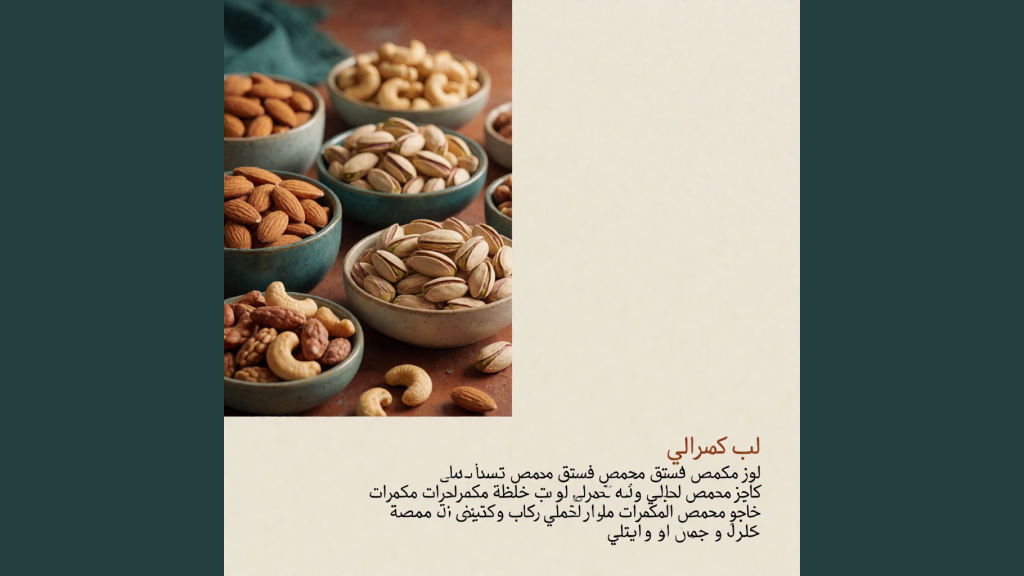 تشكيلة مكسرات غنية