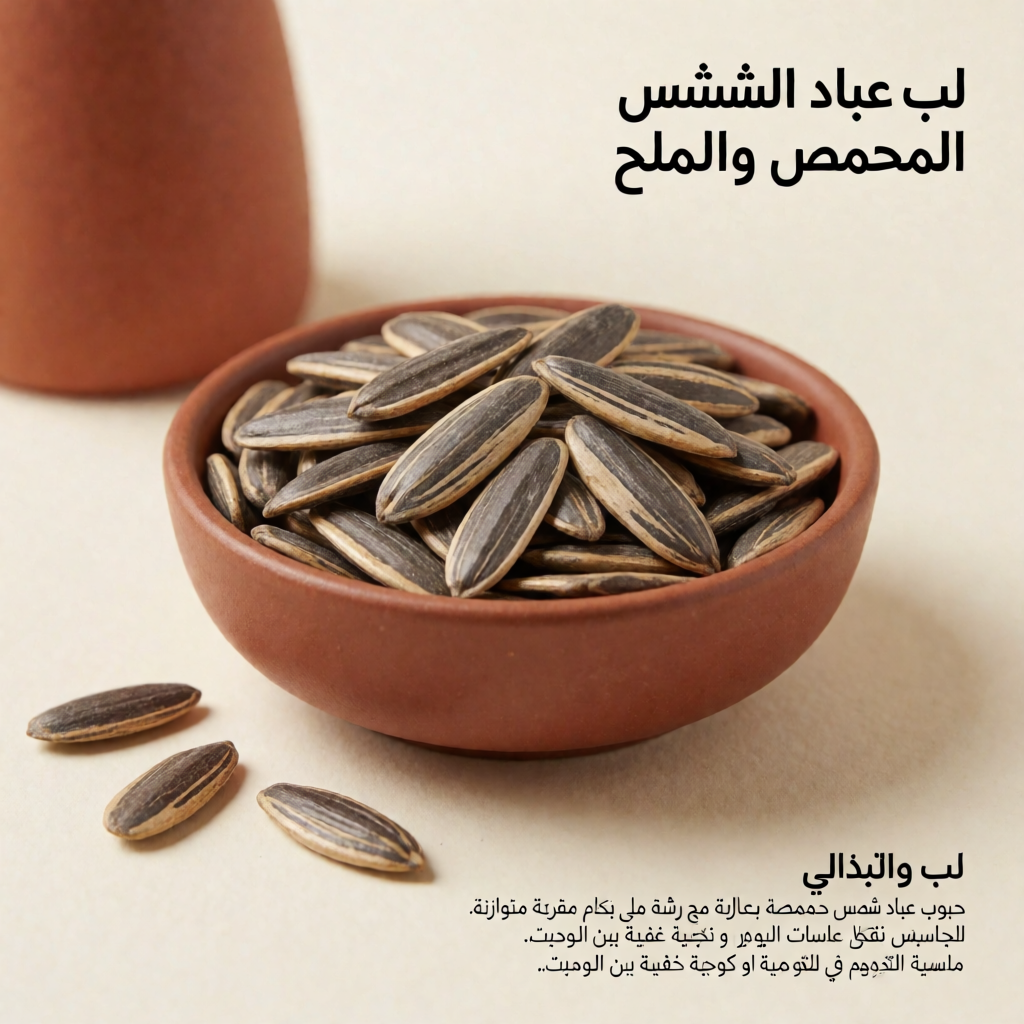 لب عباد الشمس المحمص والمملح