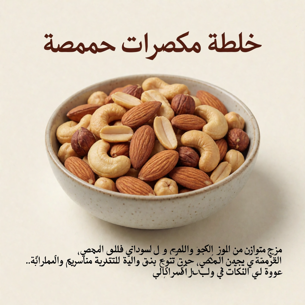 خلطة مكسرات محمصة
